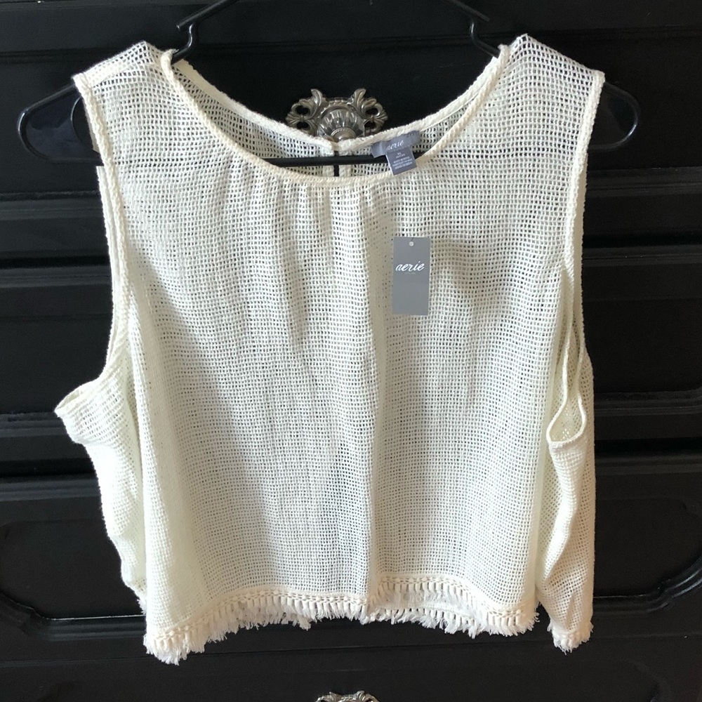 American Eagle Crochet Top